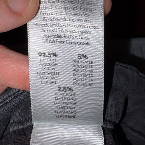 Mother Denim High Waisted Looker Dancing in the Dark washed black ankle jeans si - Picture 6 of 13